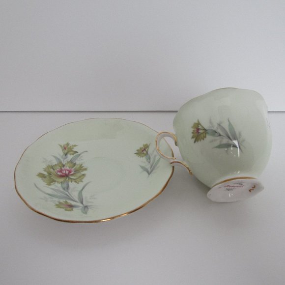 antique cup & saucer set - Picture 2 of 5